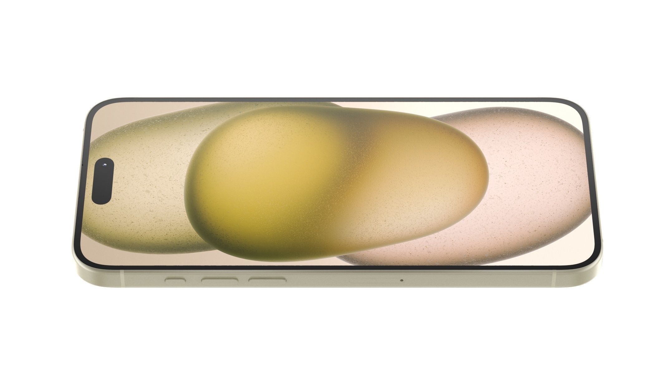 Apple iPhone 15 Plus Yellow 3D model_3