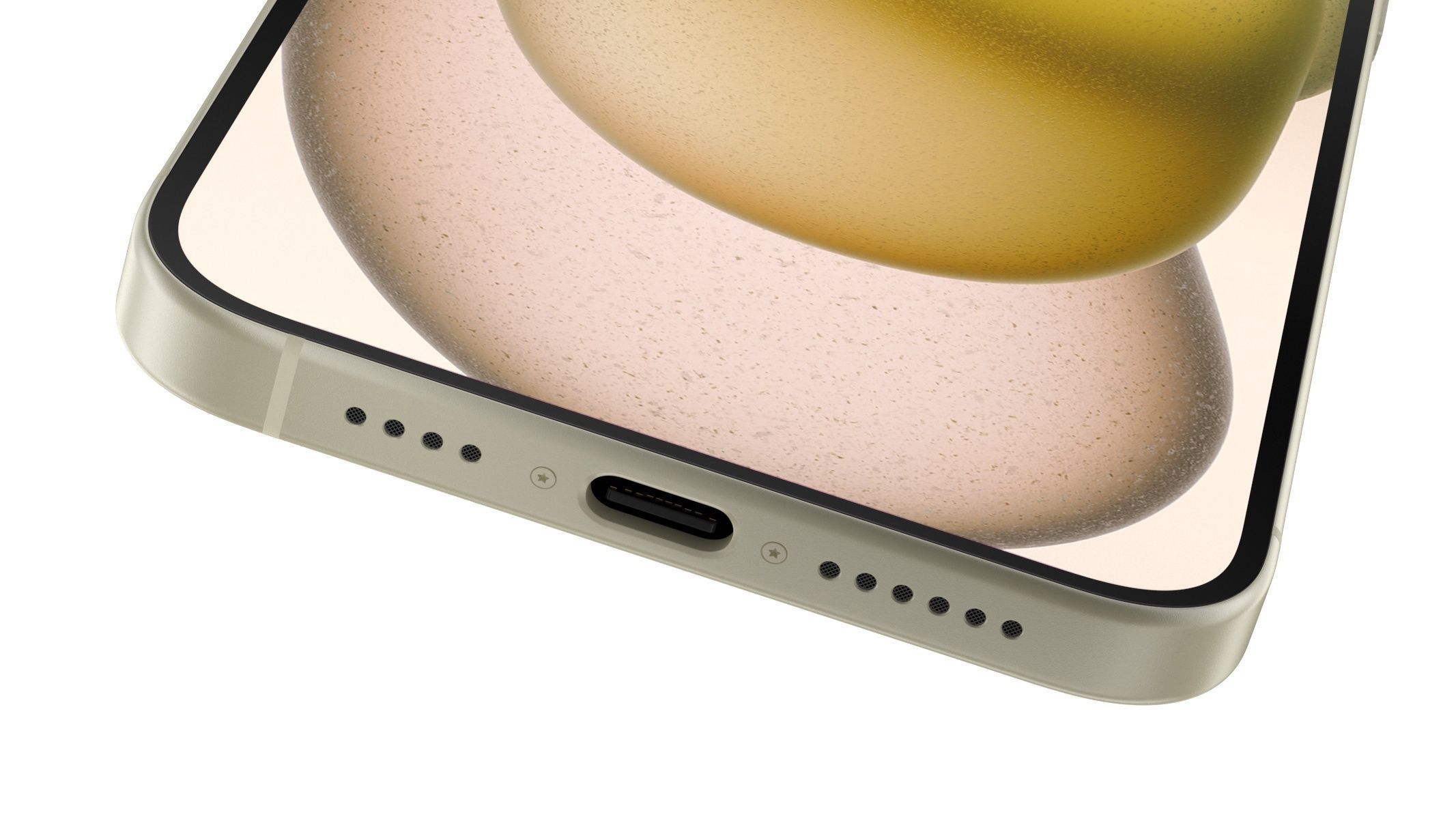 Apple iPhone 15 Plus Yellow 3D model_5