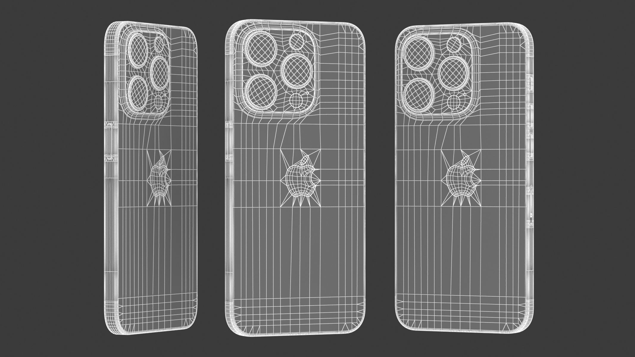 Apple iPhone 15 Pro Max White Titianium  3D model_18