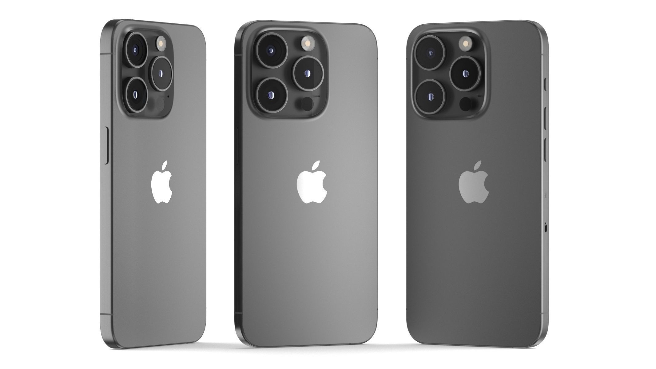 Apple iPhone 15 Pro All Colors 3D Model Collection_9
