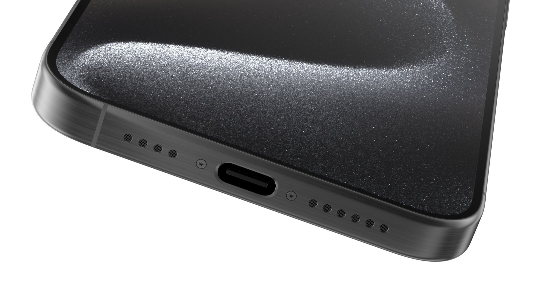 Apple iPhone 15 Pro Max Black Titanium 3D model_5