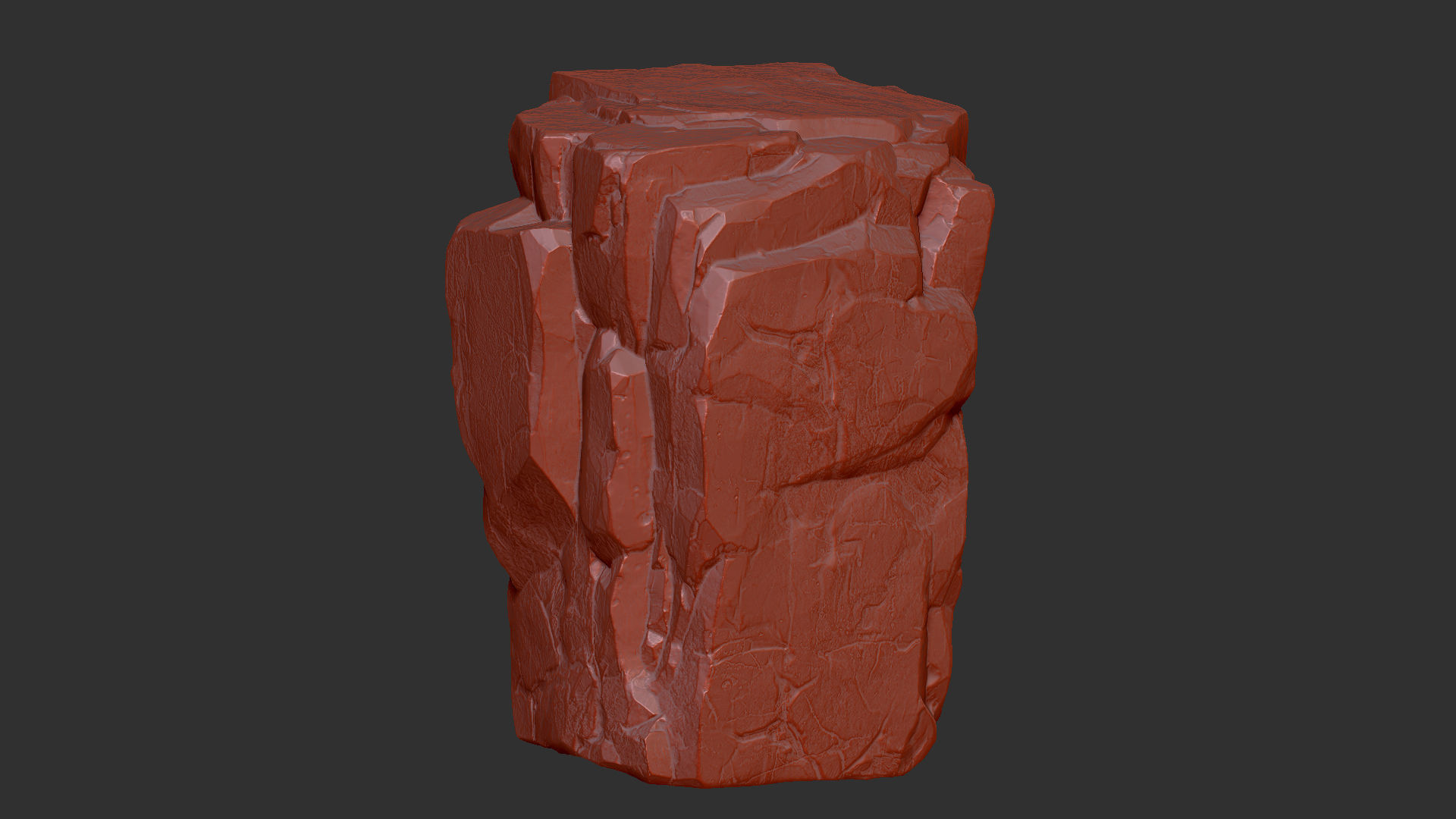 3D Mountain rock Zbrush sculpt 3D model_20