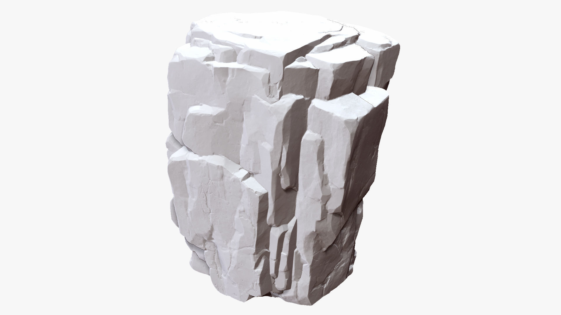 3D Mountain rock Zbrush sculpt 3D model_2