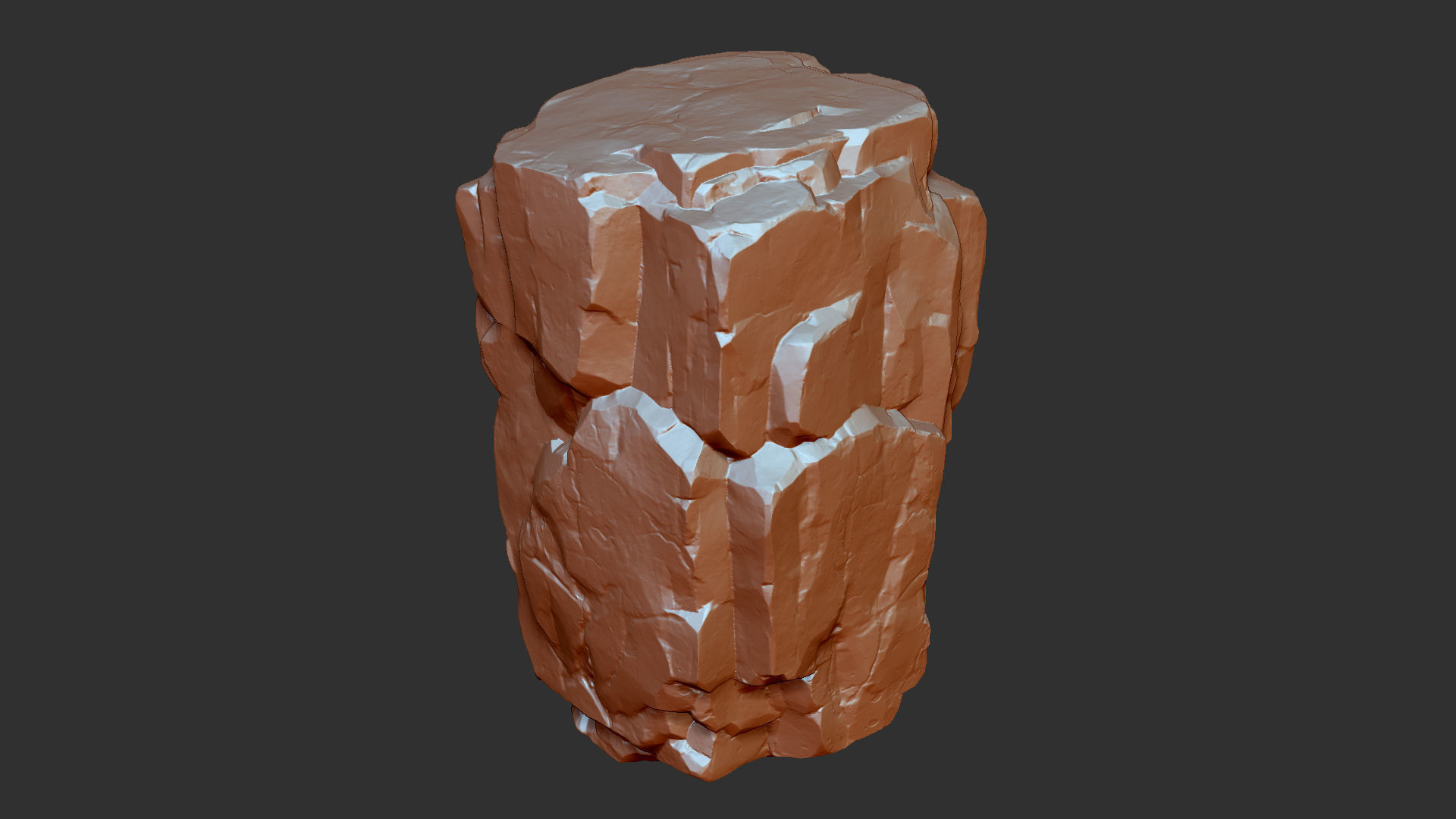 3D Mountain rock Zbrush sculpt 3D model_23