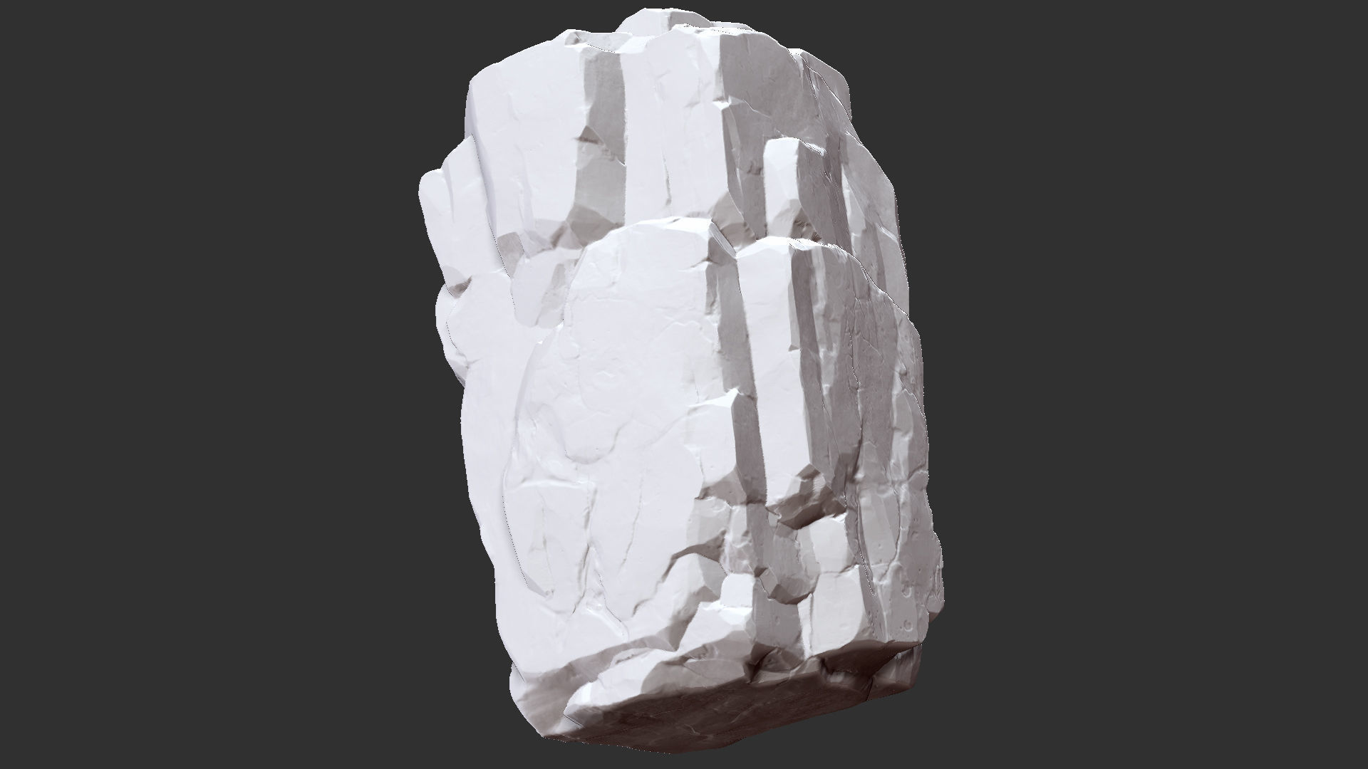 3D Mountain rock Zbrush sculpt 3D model_5