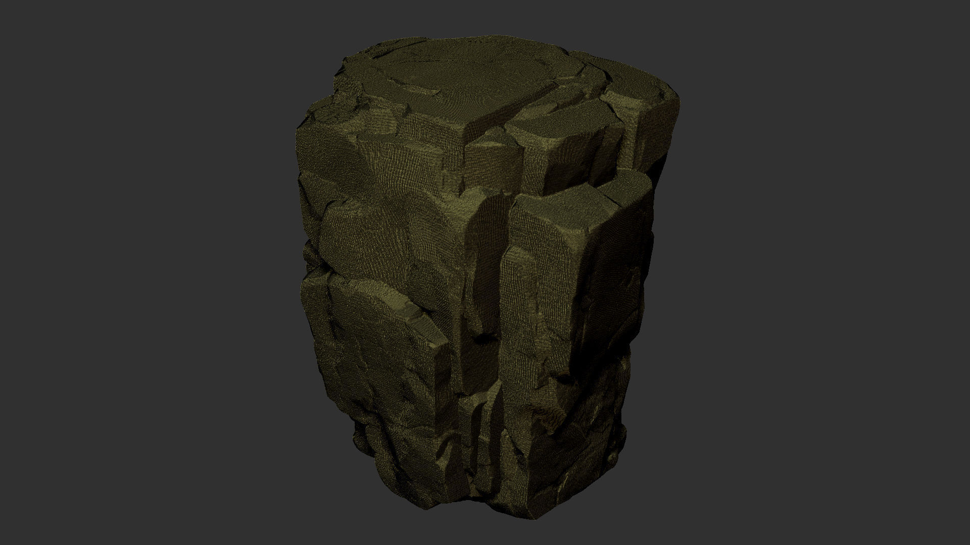 3D Mountain rock Zbrush sculpt 3D model_26