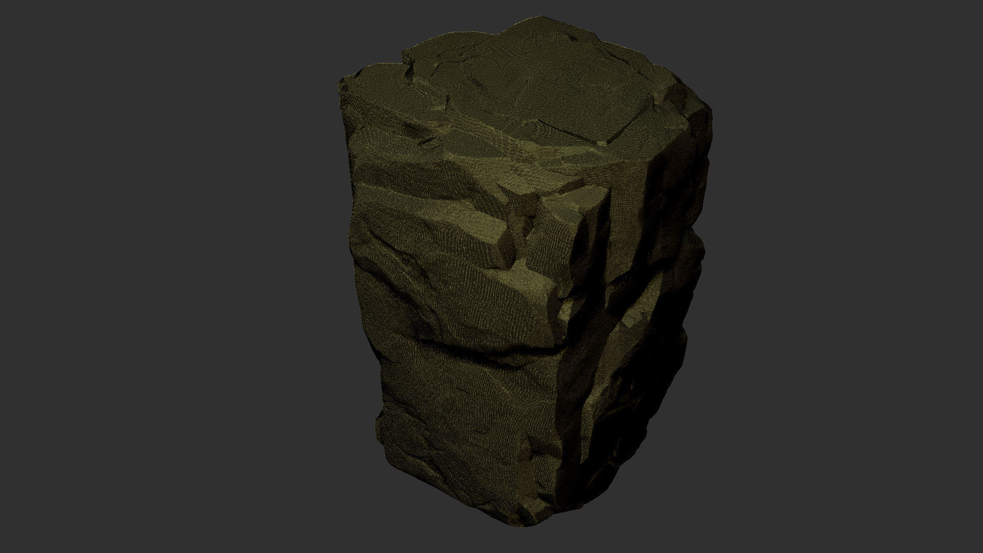 3D Mountain rock Zbrush sculpt 3D model_27