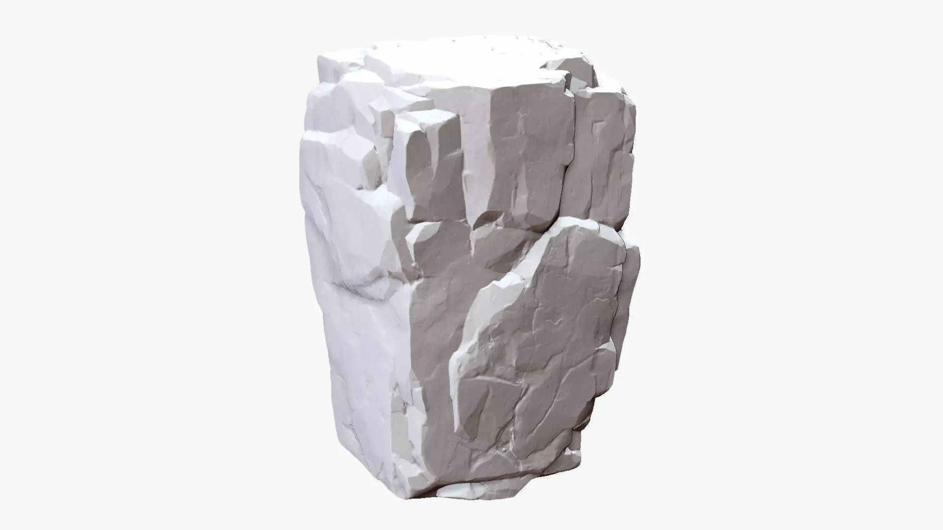 3D Mountain rock Zbrush sculpt 3D model_0