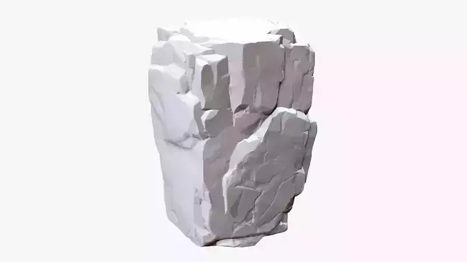 3D Mountain rock Zbrush sculpt