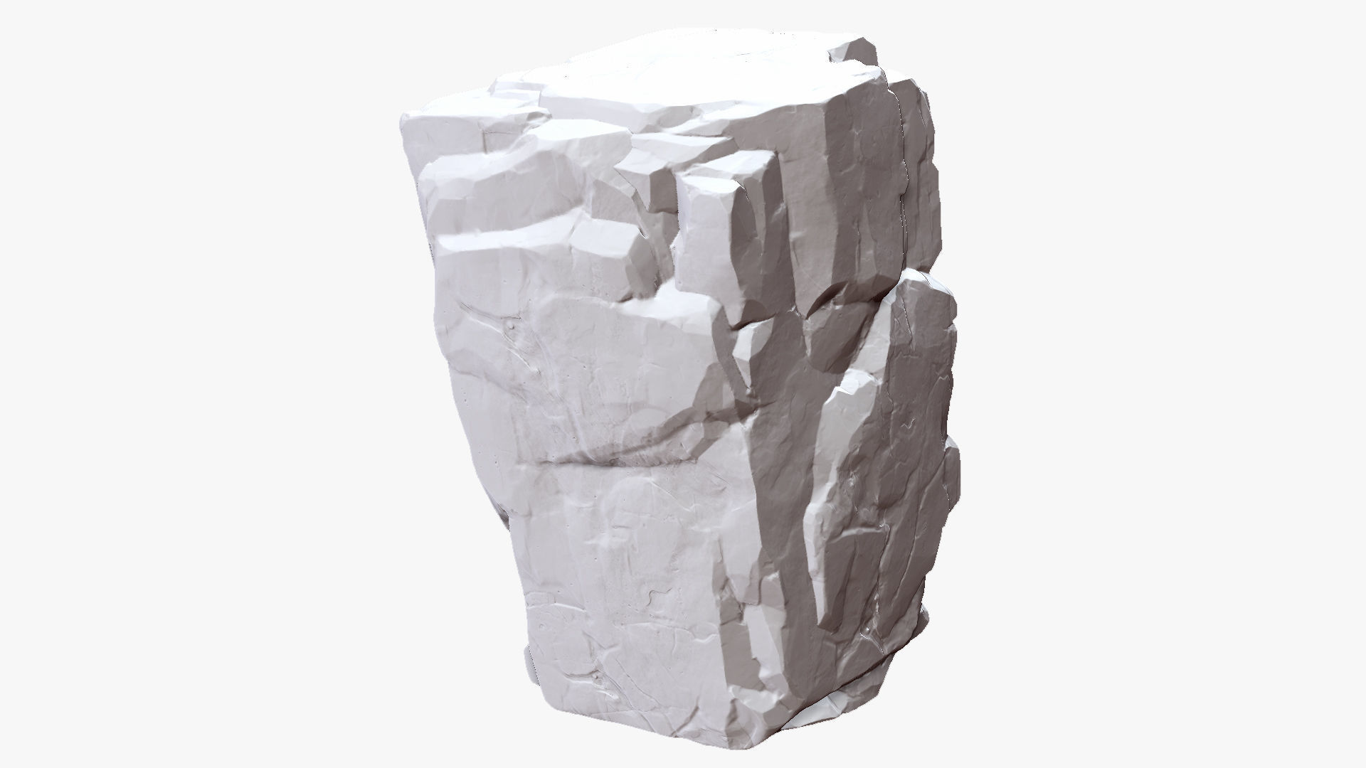3D Mountain rock Zbrush sculpt 3D model_1