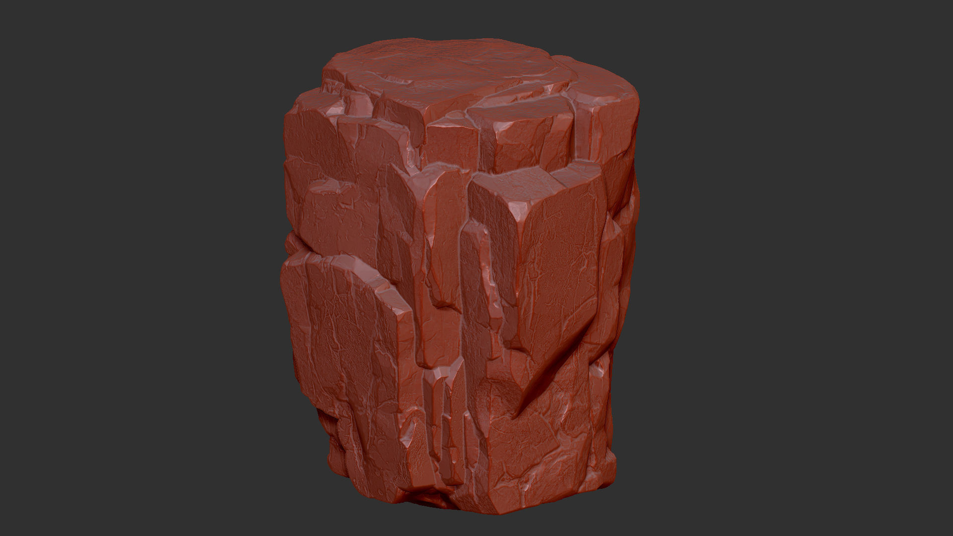 3D Mountain rock Zbrush sculpt 3D model_21