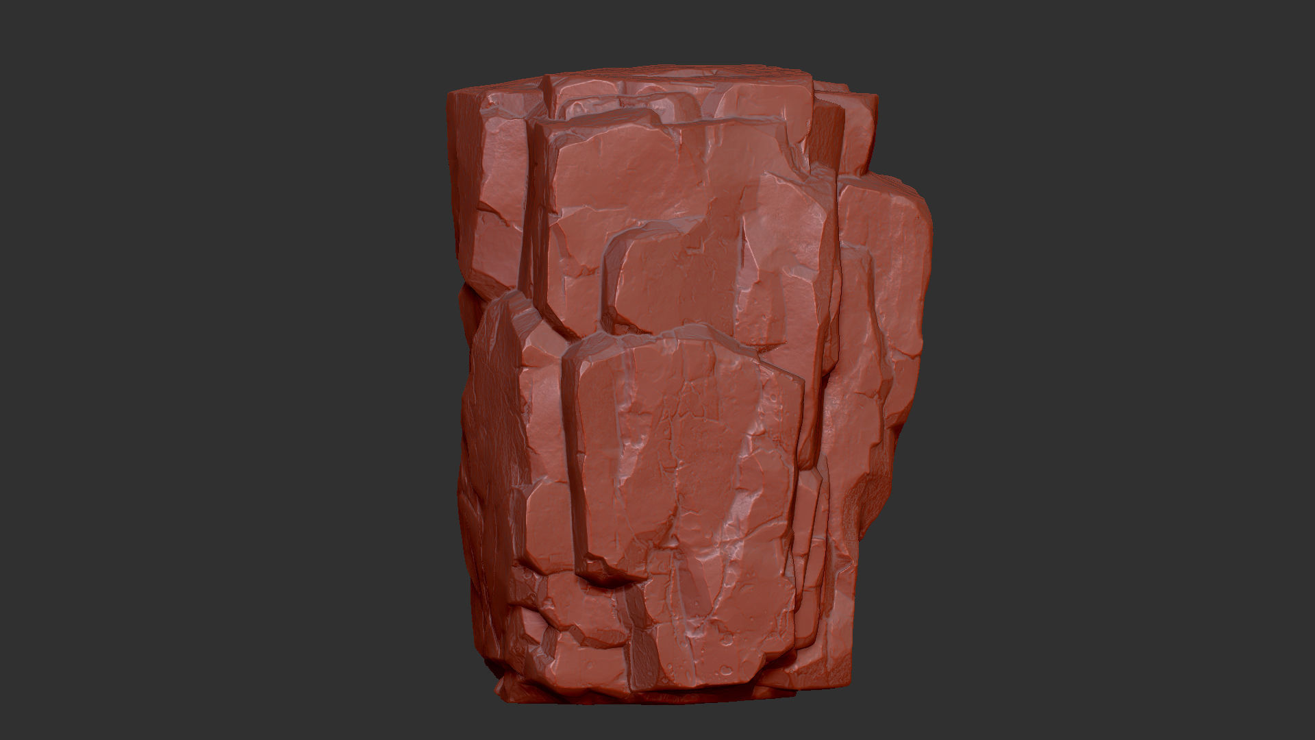 3D Mountain rock Zbrush sculpt 3D model_22