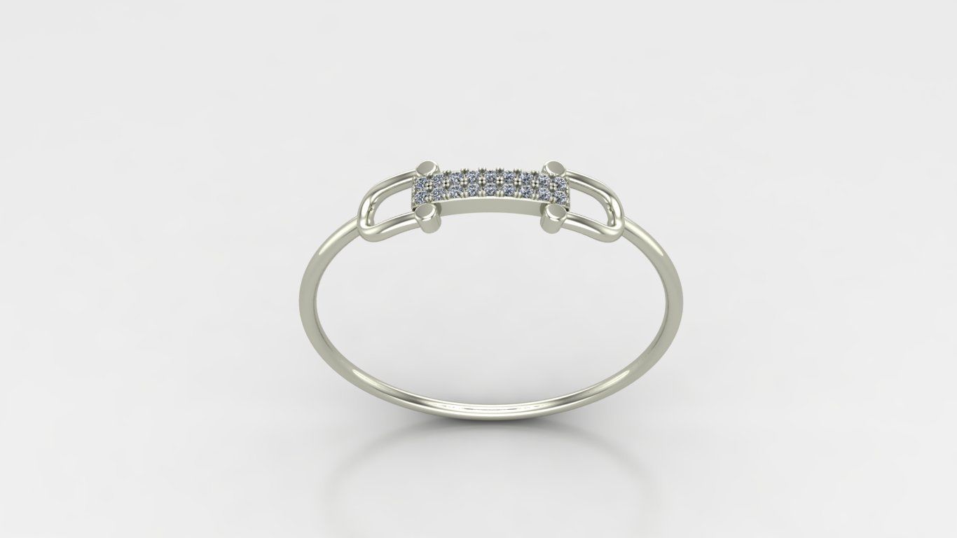 Bracelet u Bangle 3D print model 3D print model_2