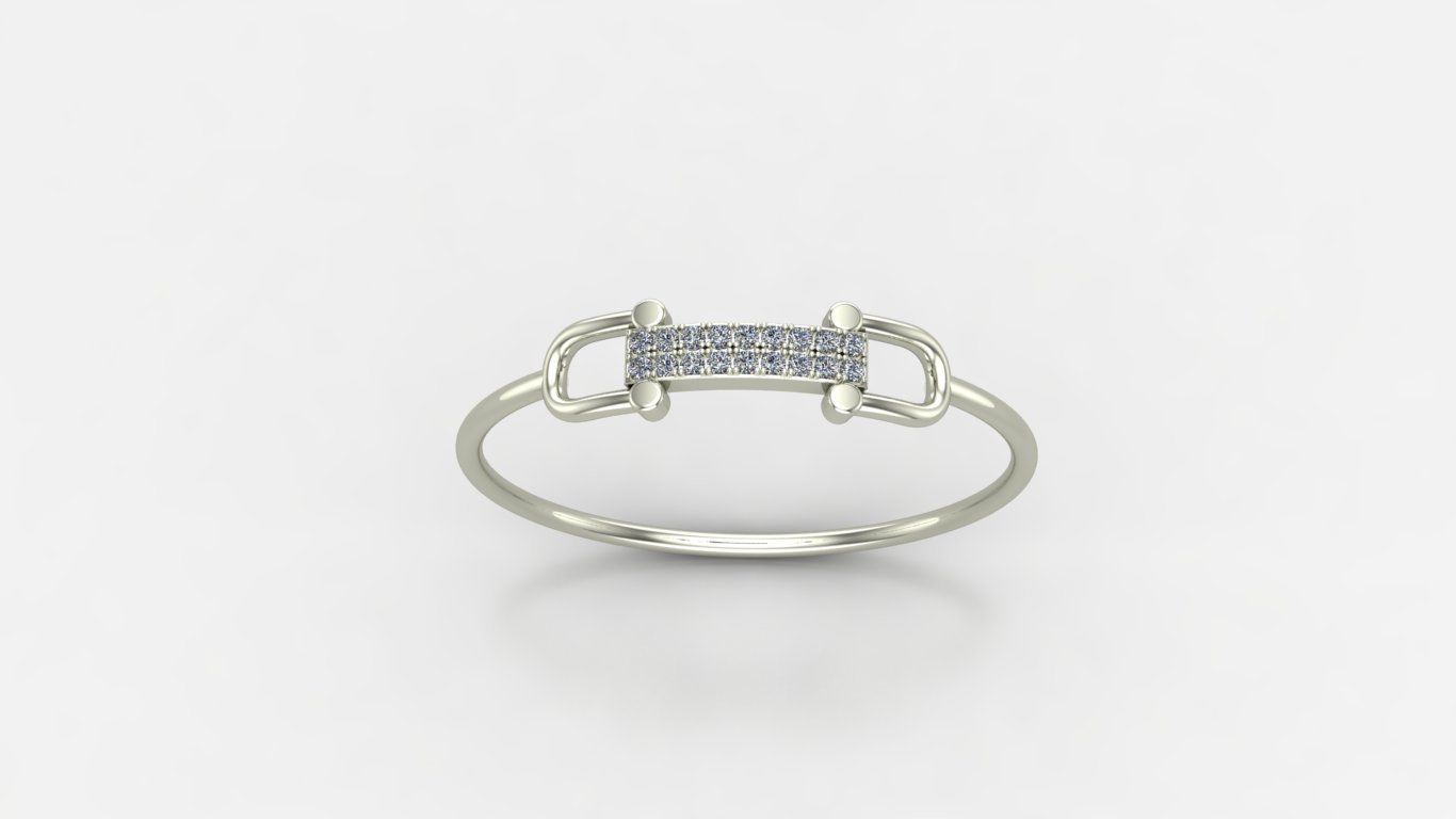 Bracelet u Bangle 3D print model 3D print model_5