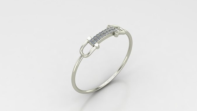 Bracelet u Bangle 3D print model 3D print model