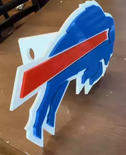 Buffalo Bills Hitch Cover 3D print model