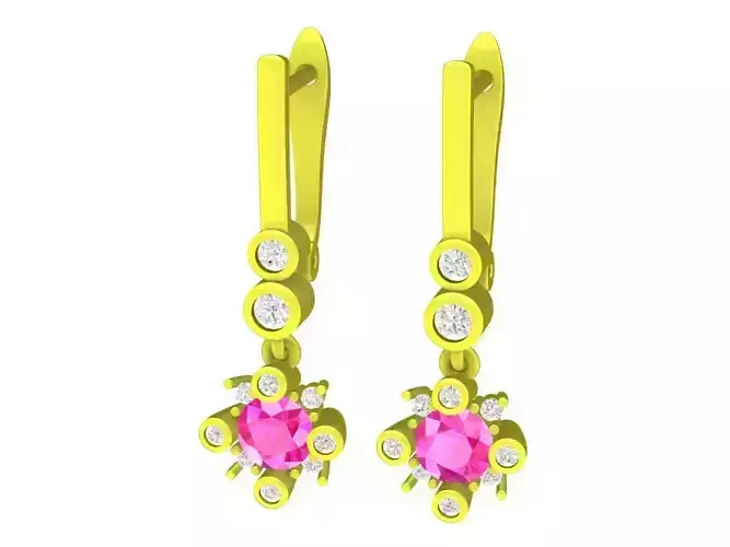 6769 Fashion Diamond Earrings