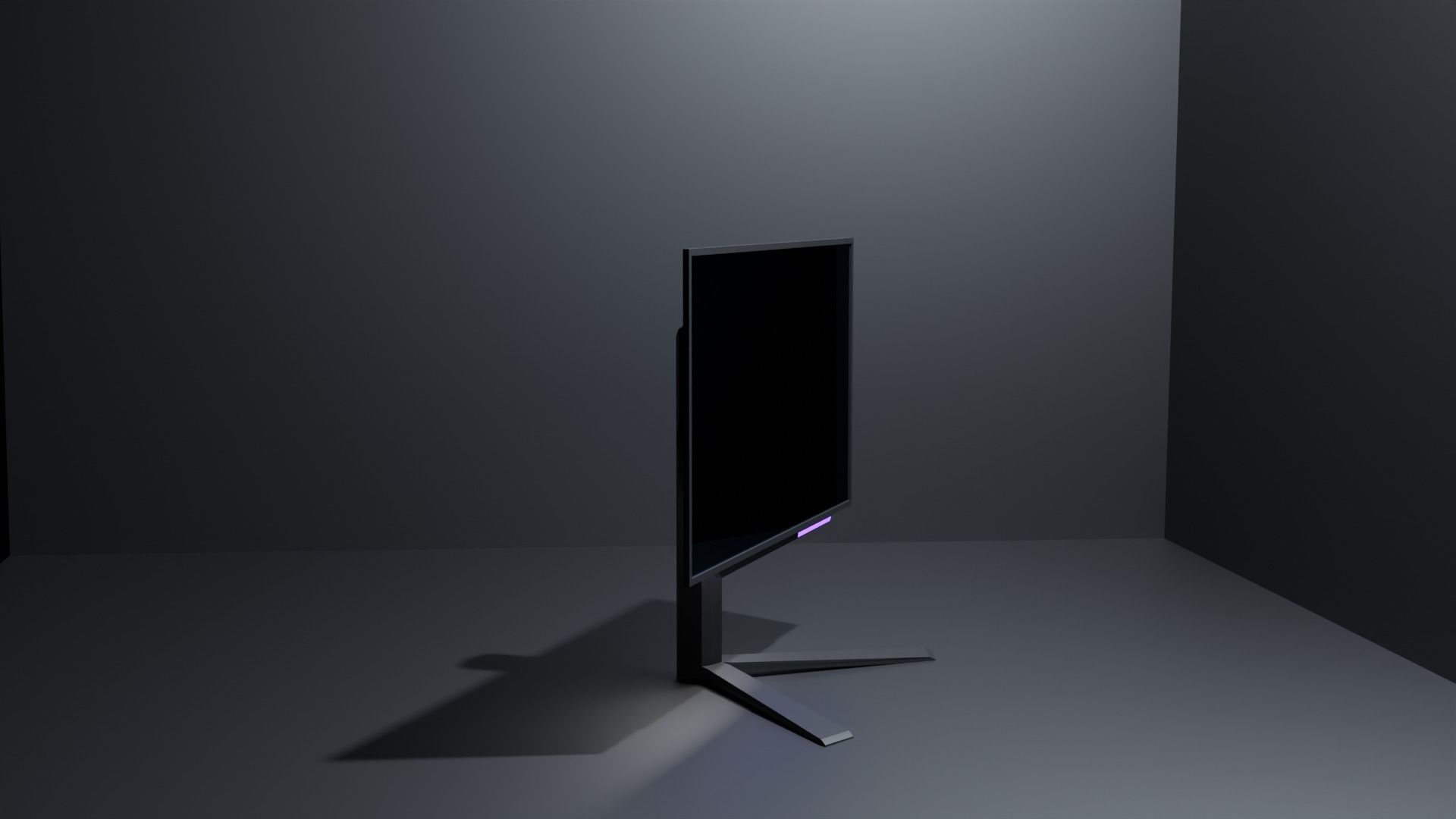 LG Ultra Gear 27 inch OLED QHD 240hz Gaming Monitor Free 3D model_4