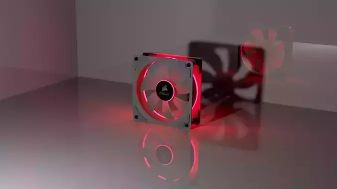 Corsair RGB Cooling Fan Animated