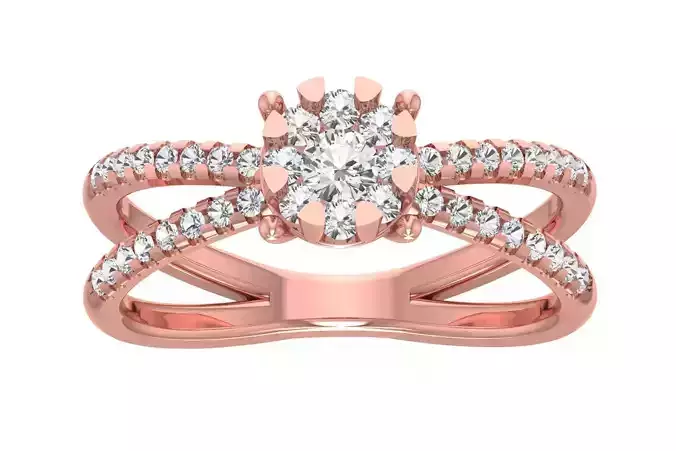 Women Wedding Engagement Bridal Ring