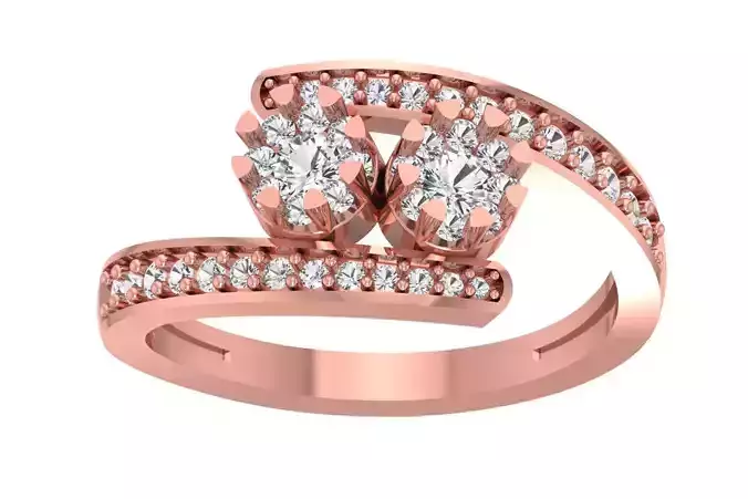 Women Wedding Engagement Bridal Ring