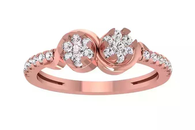 Women Wedding Engagement Bridal Ring