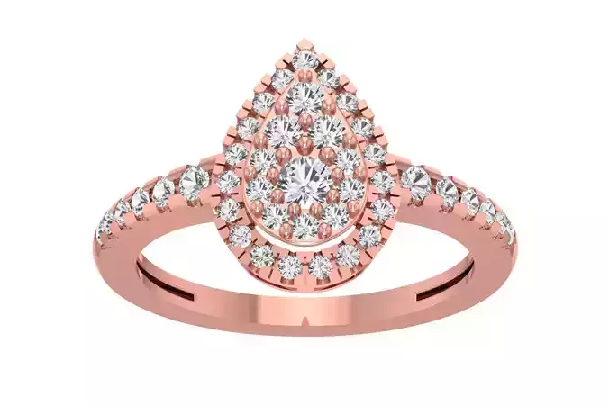 Women Wedding Engagement Bridal Ring