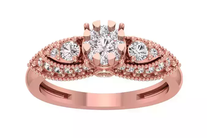 Women Wedding Engagement Bridal Ring