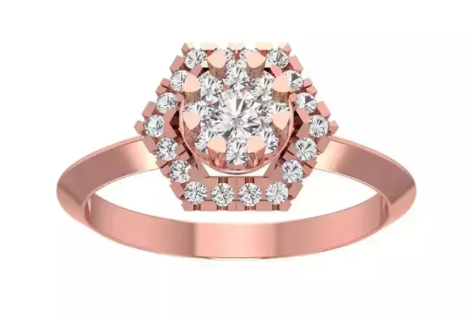 Women Wedding Engagement Bridal Ring