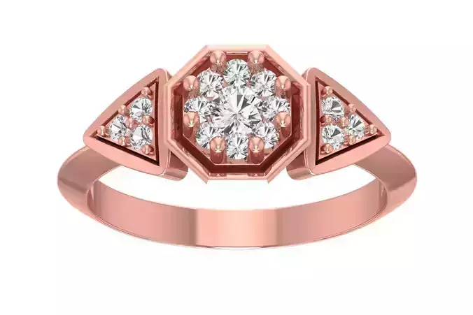 Women Wedding Engagement Bridal Ring