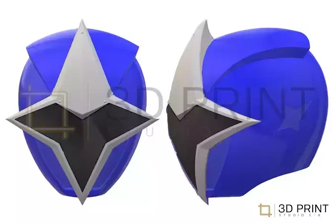 Power Rangers Ninja Steel Blue Ranger helmet 