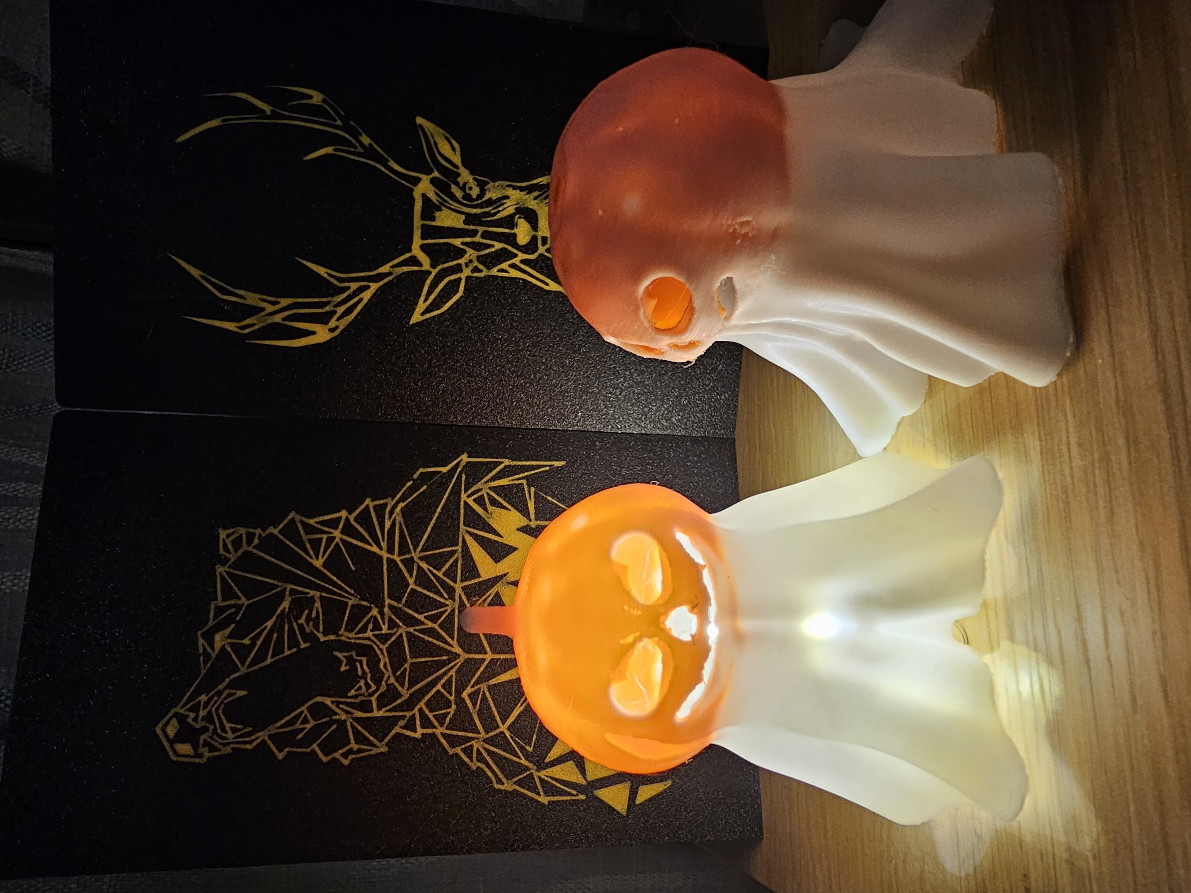 Cute Pumpking Ghost 3D print model_5