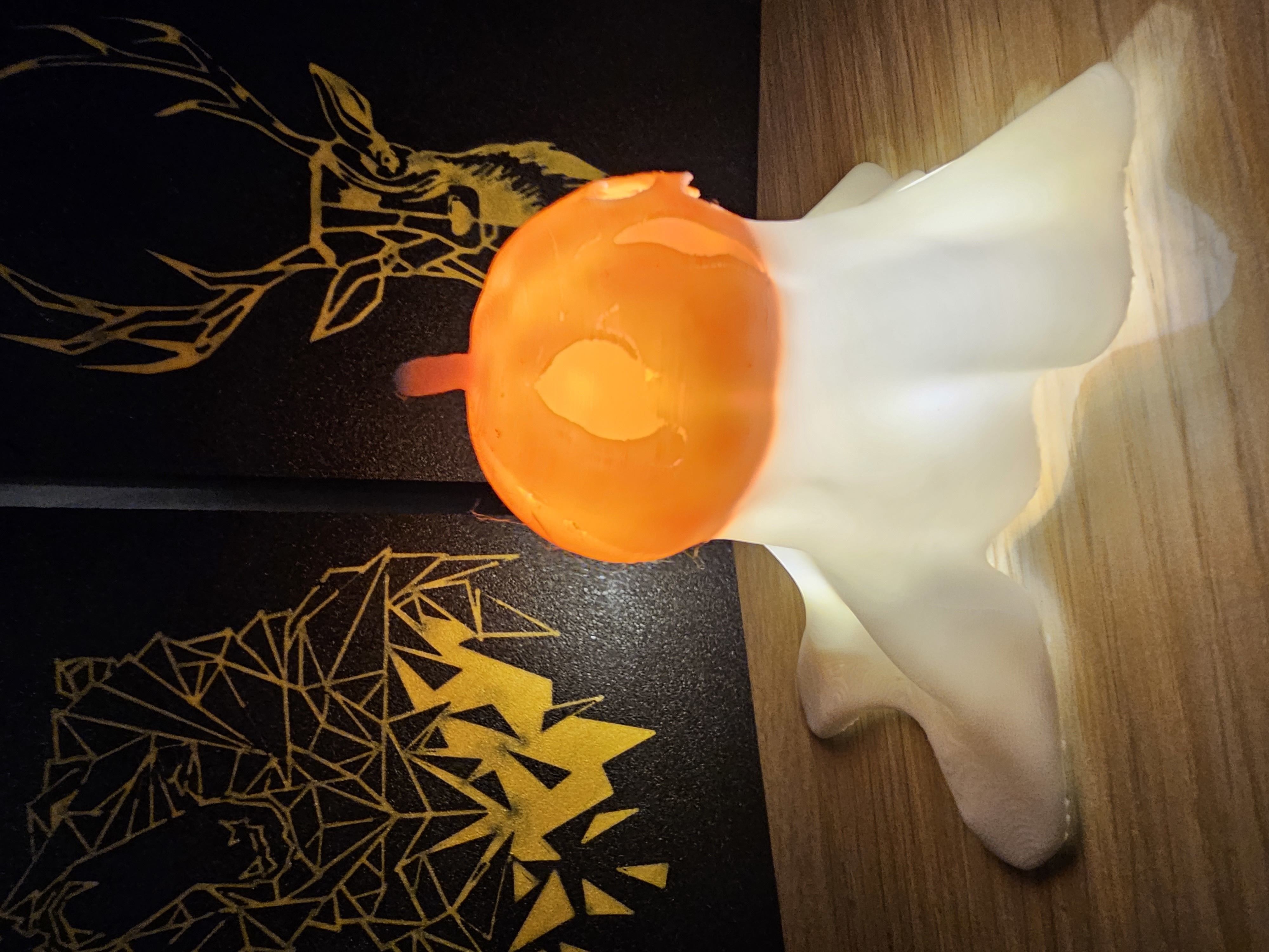 Cute Pumpking Ghost 3D print model_9