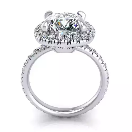 Pav Engagement Ring R16