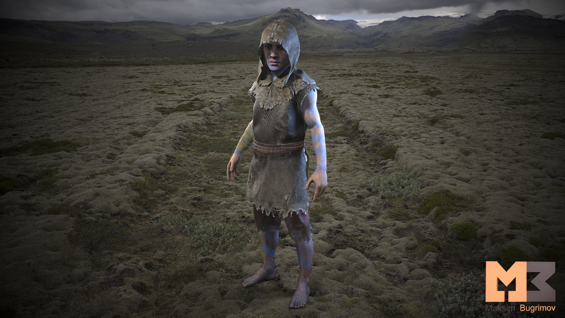 Primitive Survival 05 Low-poly 3D model_8