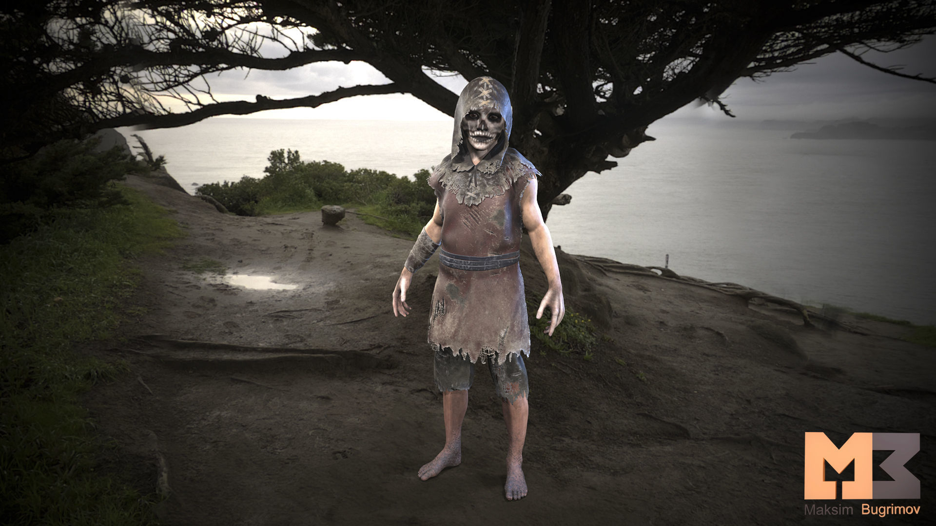 Primitive Survival 05 Low-poly 3D model_7