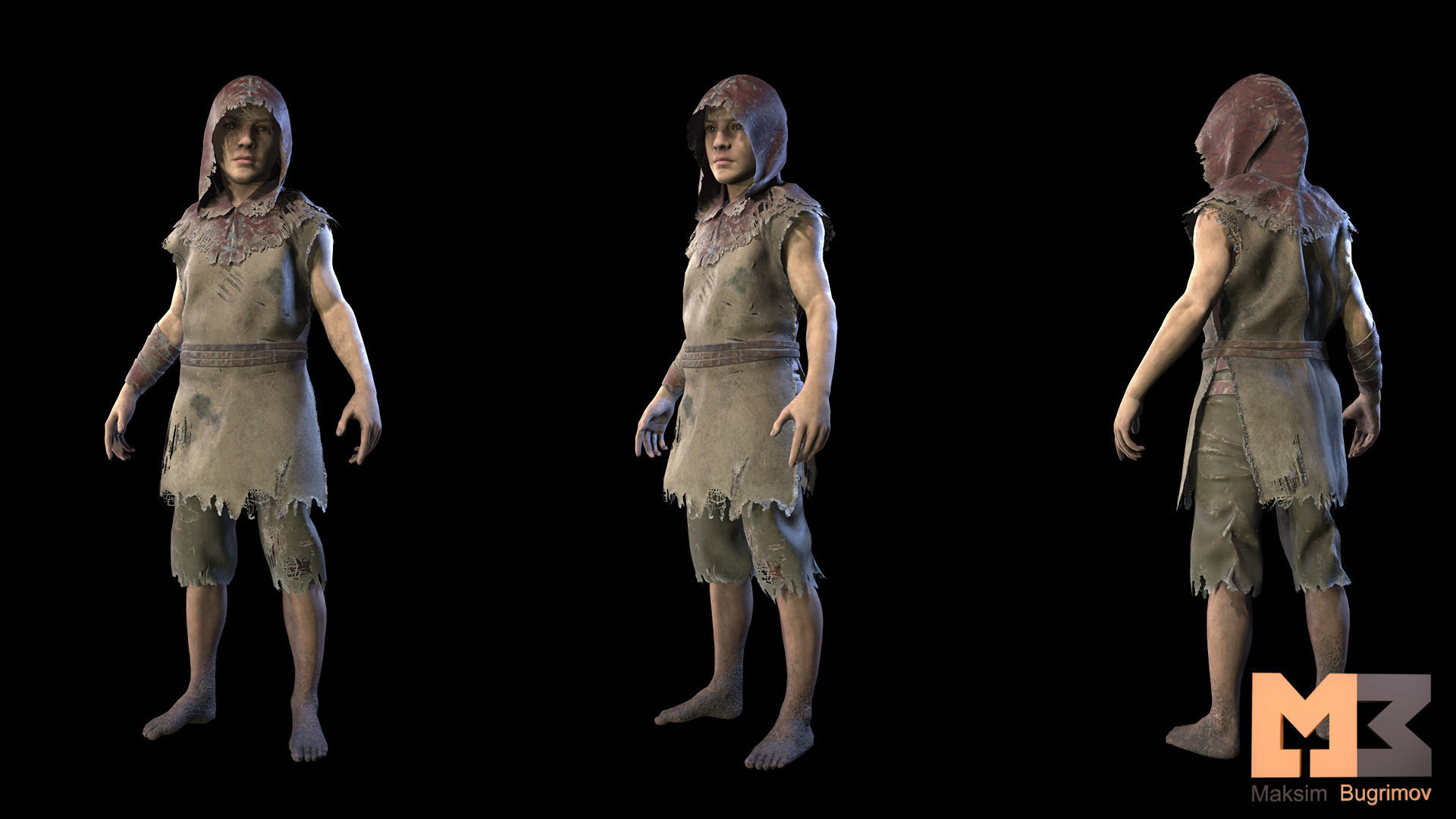 Primitive Survival 05 Low-poly 3D model_6