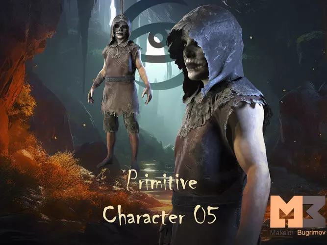 Primitive Survival 05 Low-poly 3D model_0