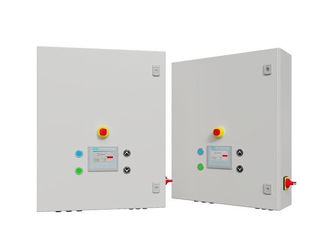 Electric control box 3D model