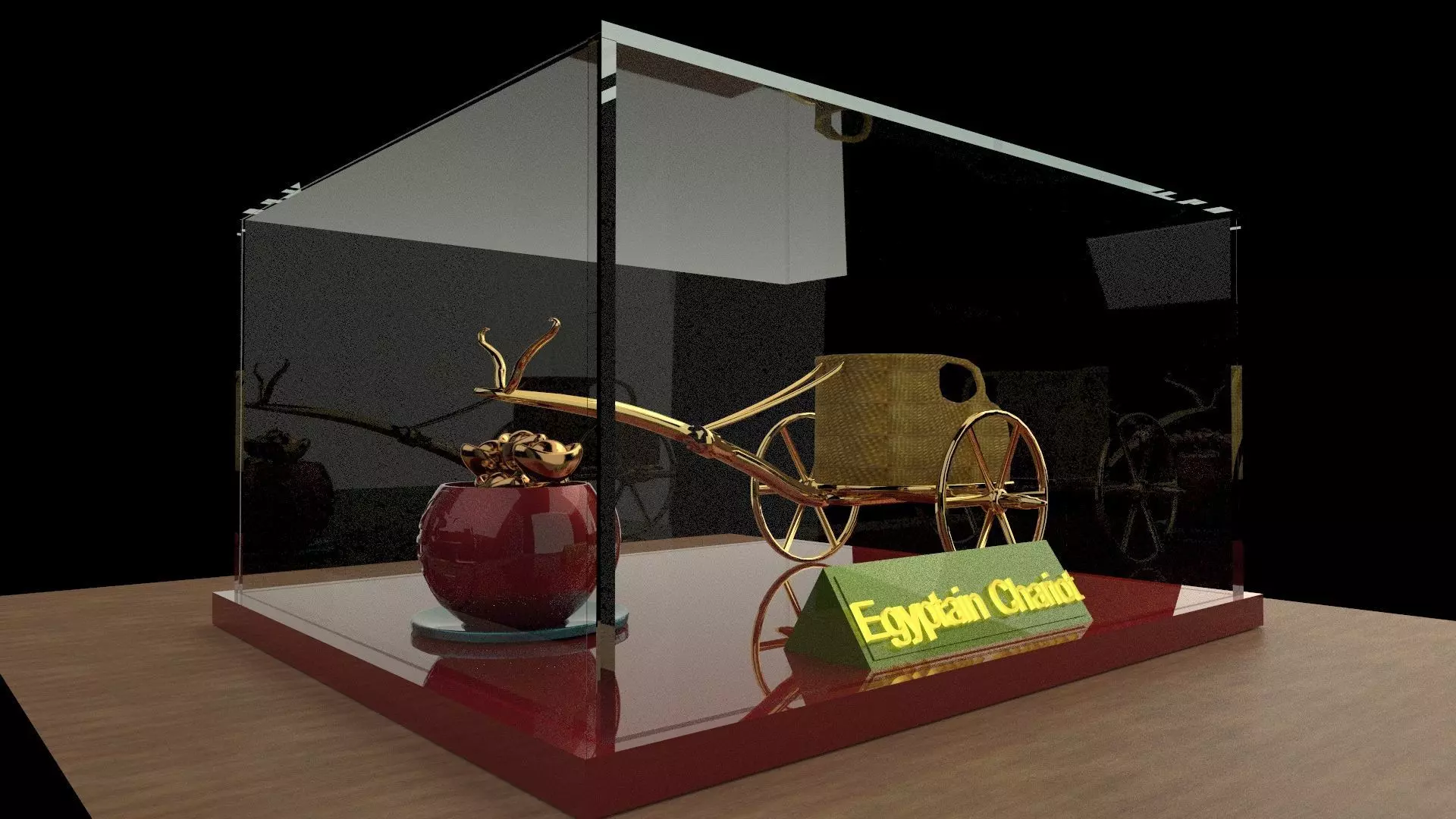 King Tut Chariot 3D model