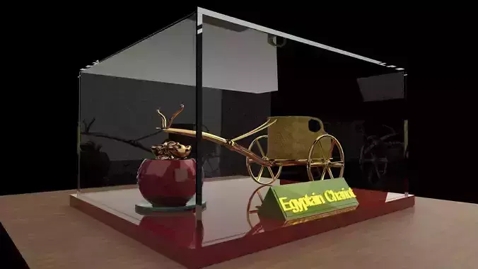 King Tut Chariot  3D model