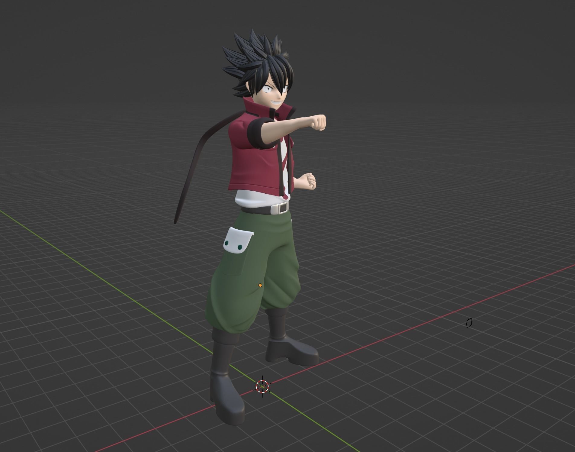 Shiki Granbell - EDENS ZERO 3D model_8