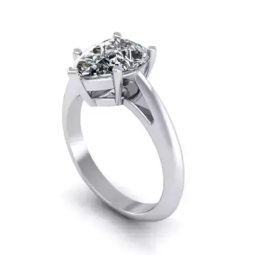 Pear Engagement Ring V3