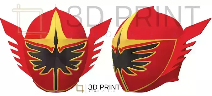 Power Rangers Mystic Force Legendary Red Ranger helmet 