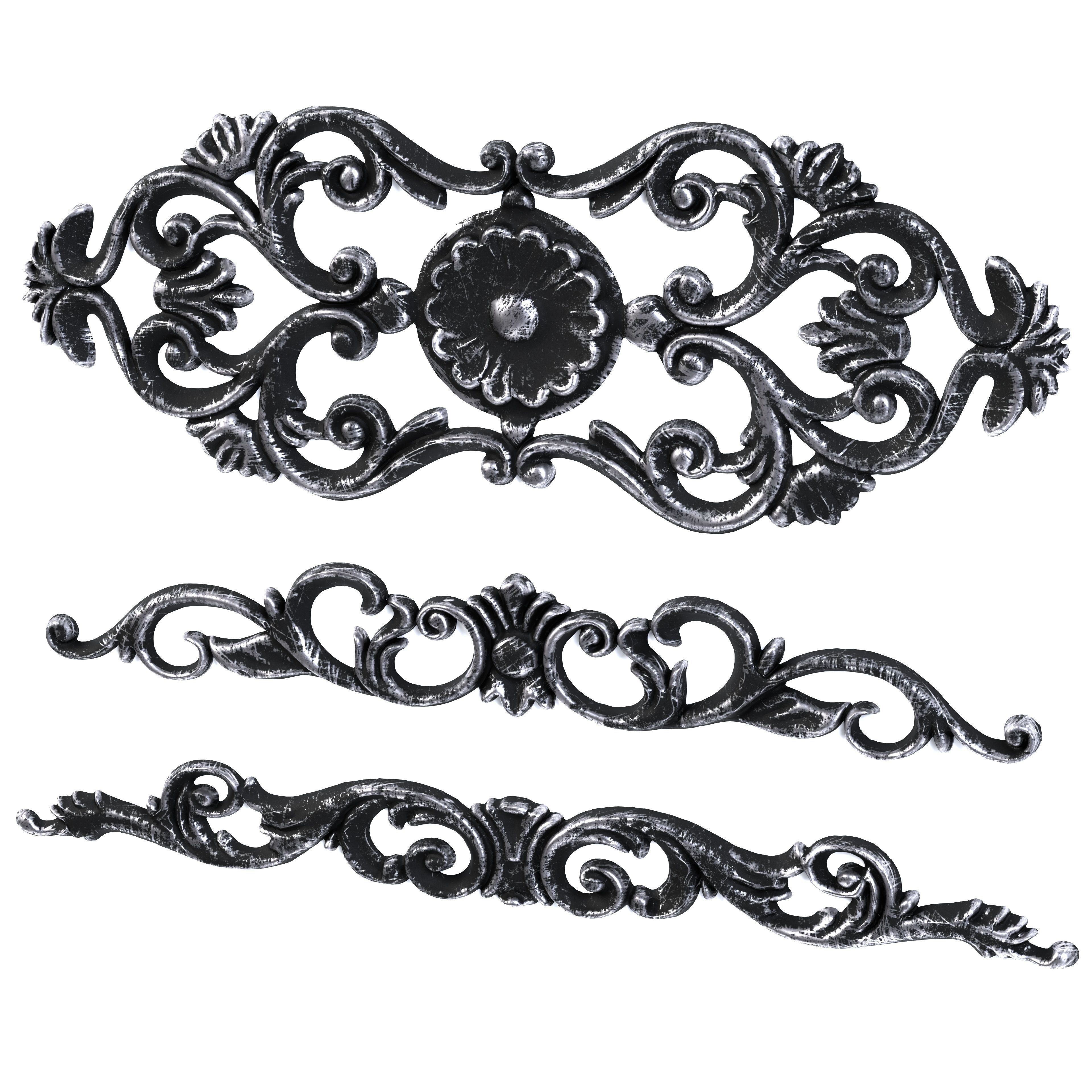 3 Low-Poly Ornament Vol 10-3 Low-poly 3D model_4