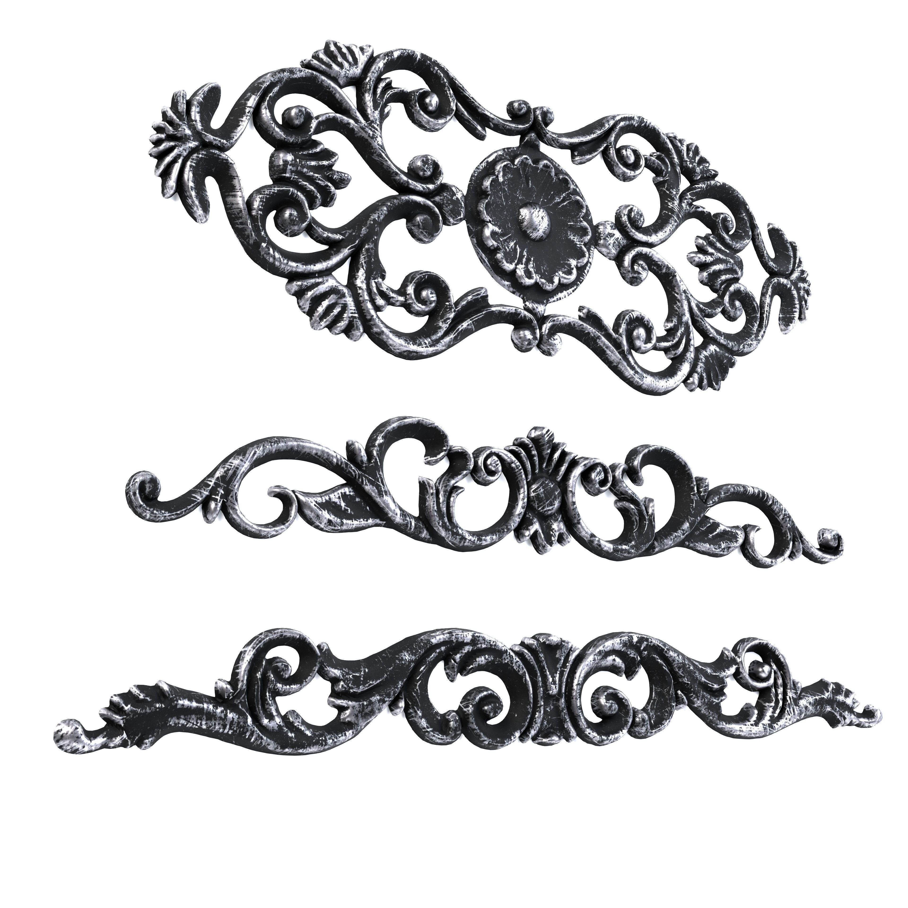 3 Low-Poly Ornament Vol 10-3 Low-poly 3D model_6