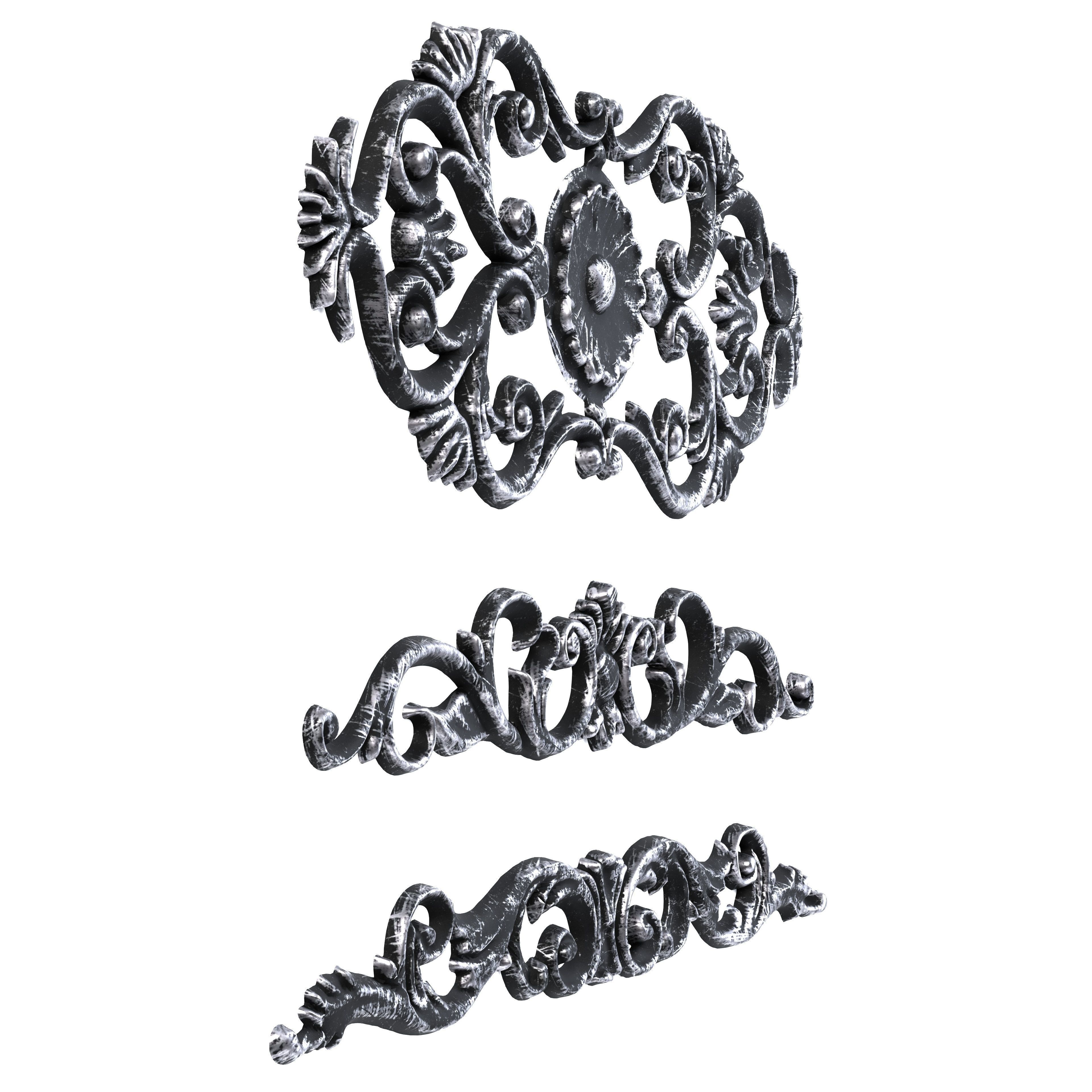 3 Low-Poly Ornament Vol 10-3 Low-poly 3D model_5