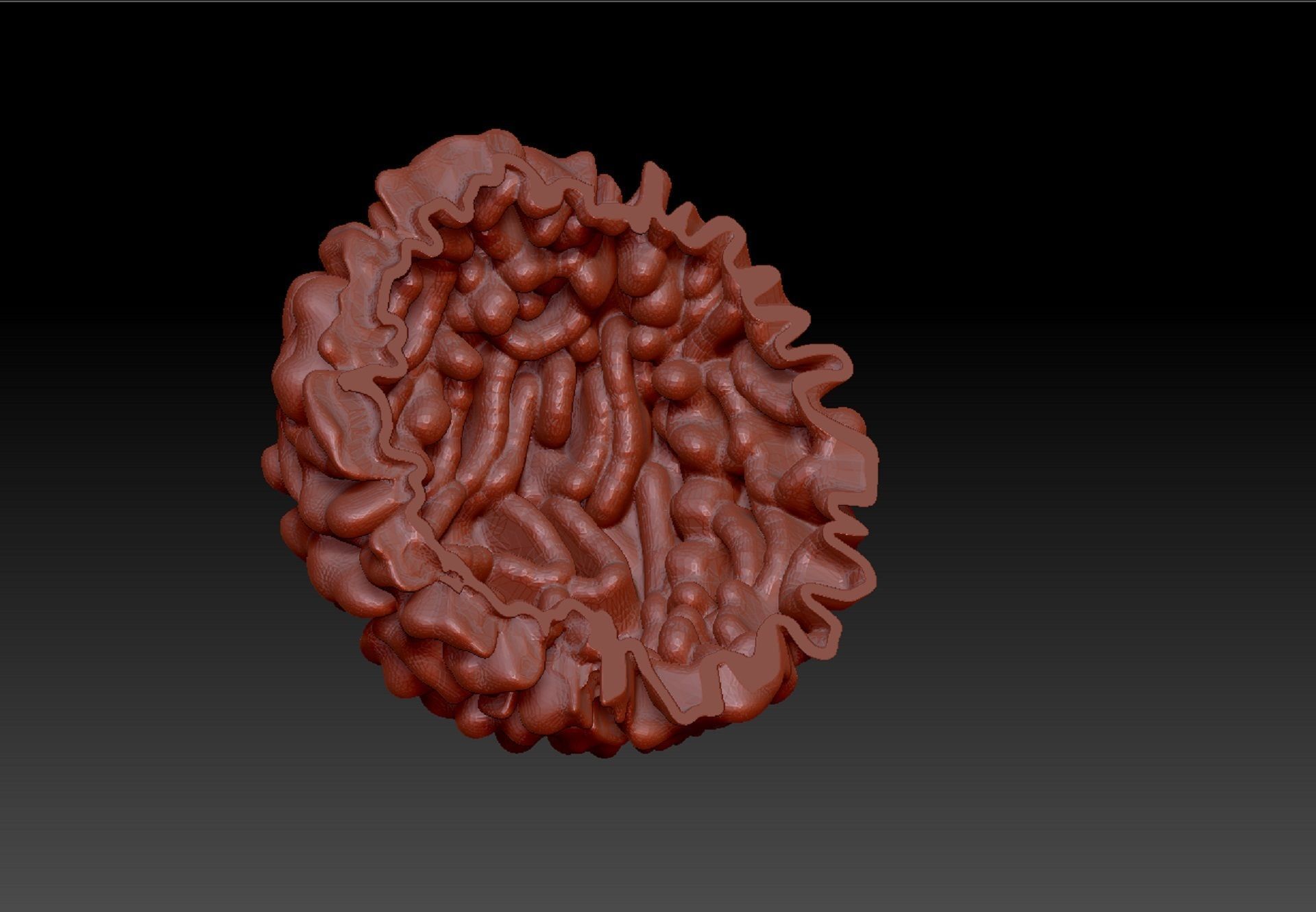 Rudraksh 3d model pendent 3D print model_7