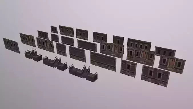 Residential facade kit