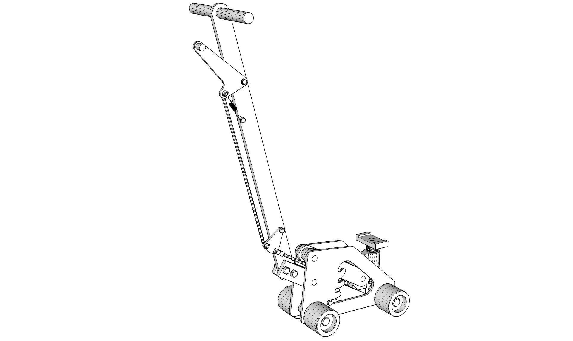 Car Jack Lifter 3D model_16
